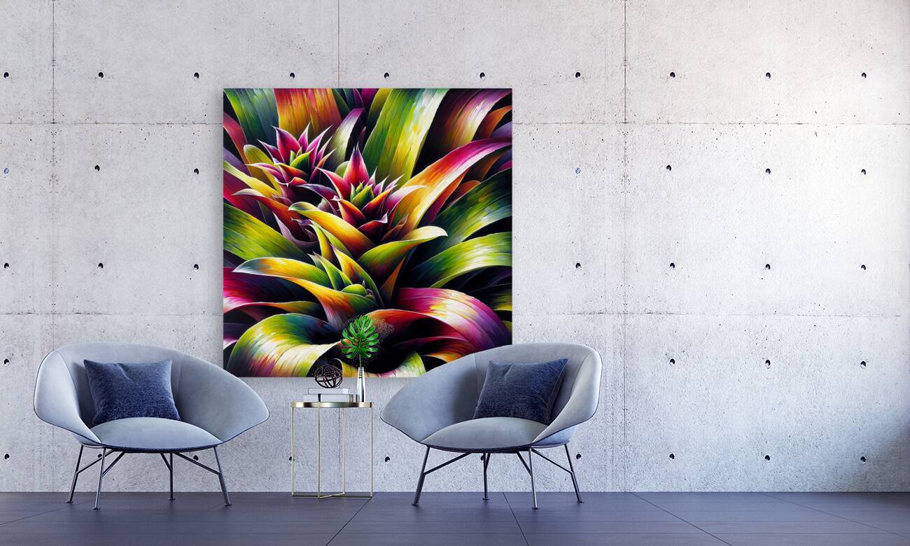 ai artist debra amerson plant artistry guzmania b Reproduction