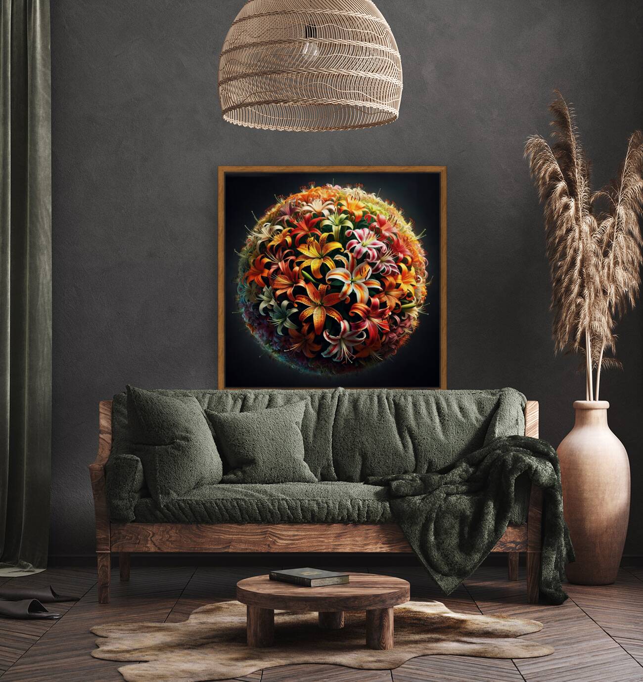 ai artist debra amerson plant artistry daylillies Reproduction