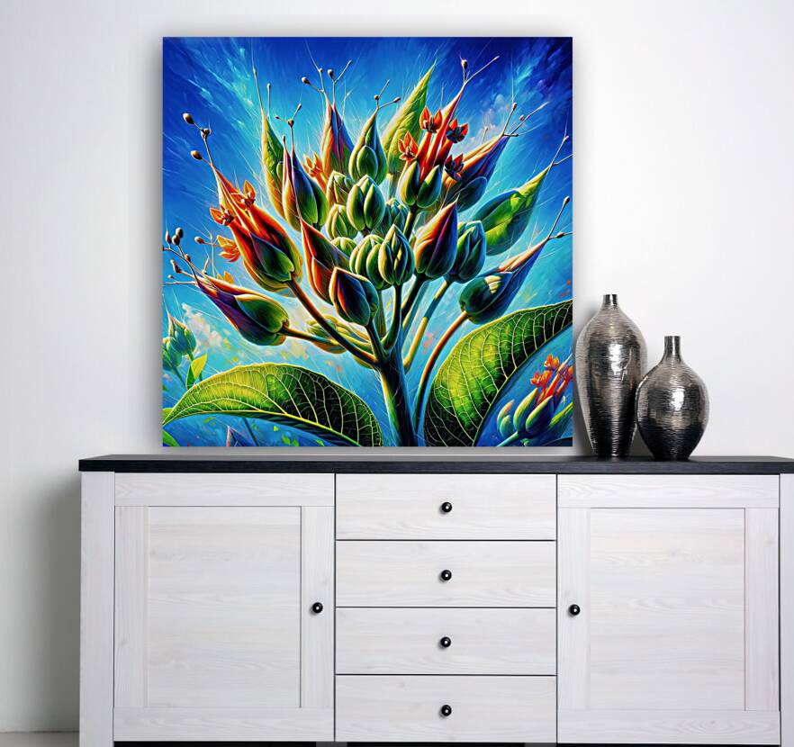 ai artist debra amerson plant artistry flower bud Reproduction