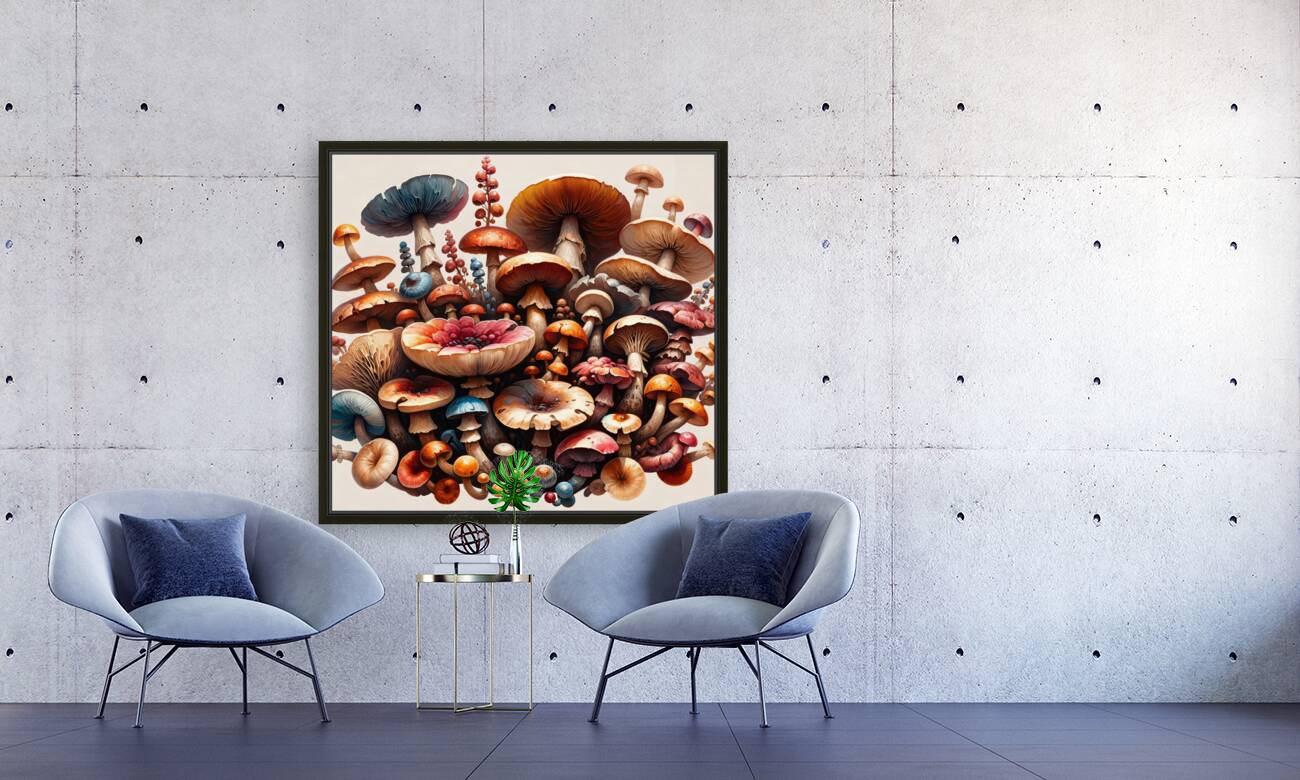 ai artist debra amerson plant artistry mixed mush Reproduction