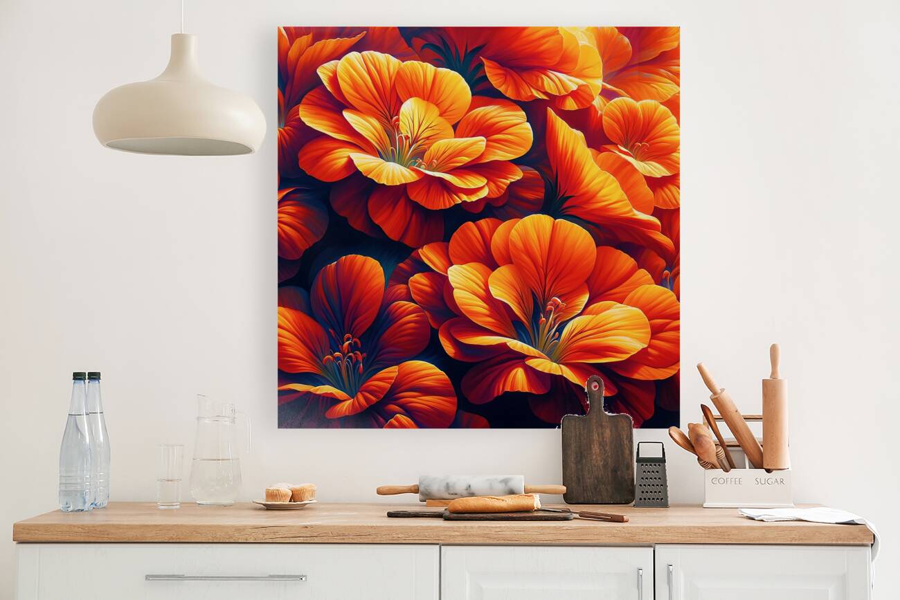 ai artist debra amerson plant artistry orange nas Reproduction