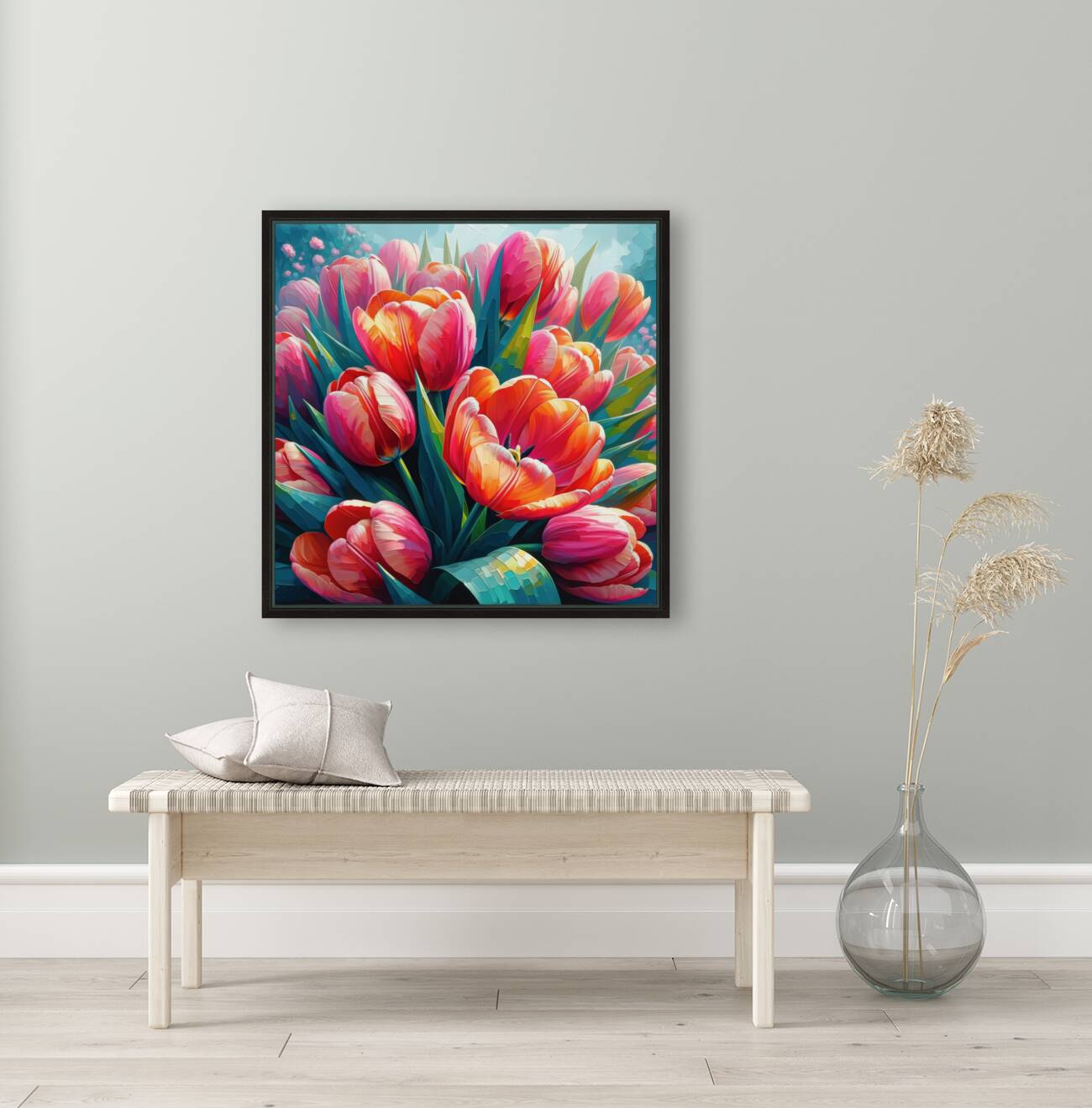 peach dutch tulips copyright 2024 deeper green ho Reproduction