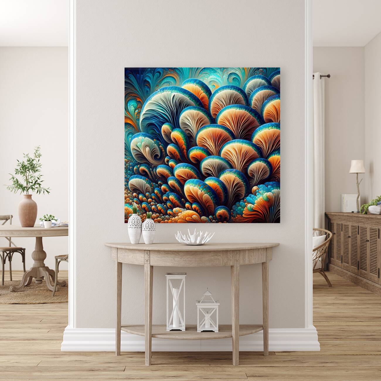 ai artist debra amerson plant artistry abstract b Reproduction