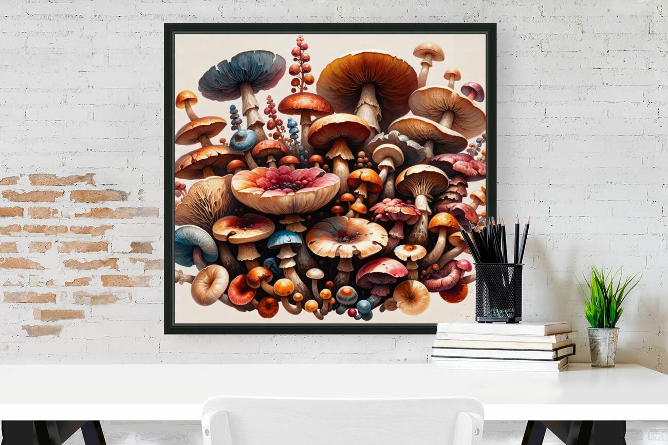 ai artist debra amerson plant artistry mixed mush Reproduction