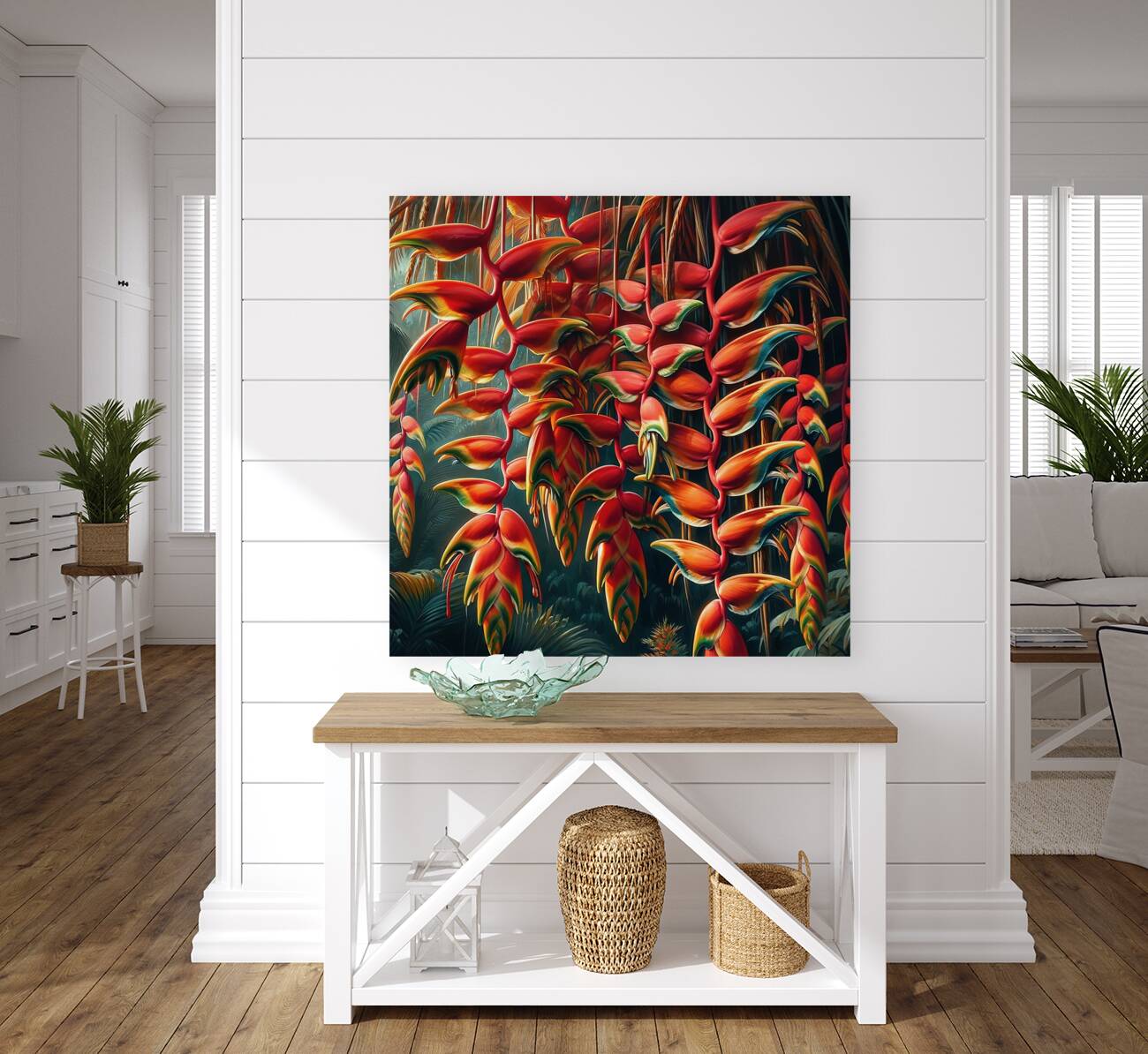 ai artist debra amerson plant artistryorange gold Reproduction