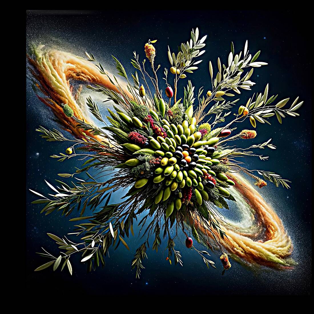 ai artist debra amerson plant artistryolive satur Reproduction