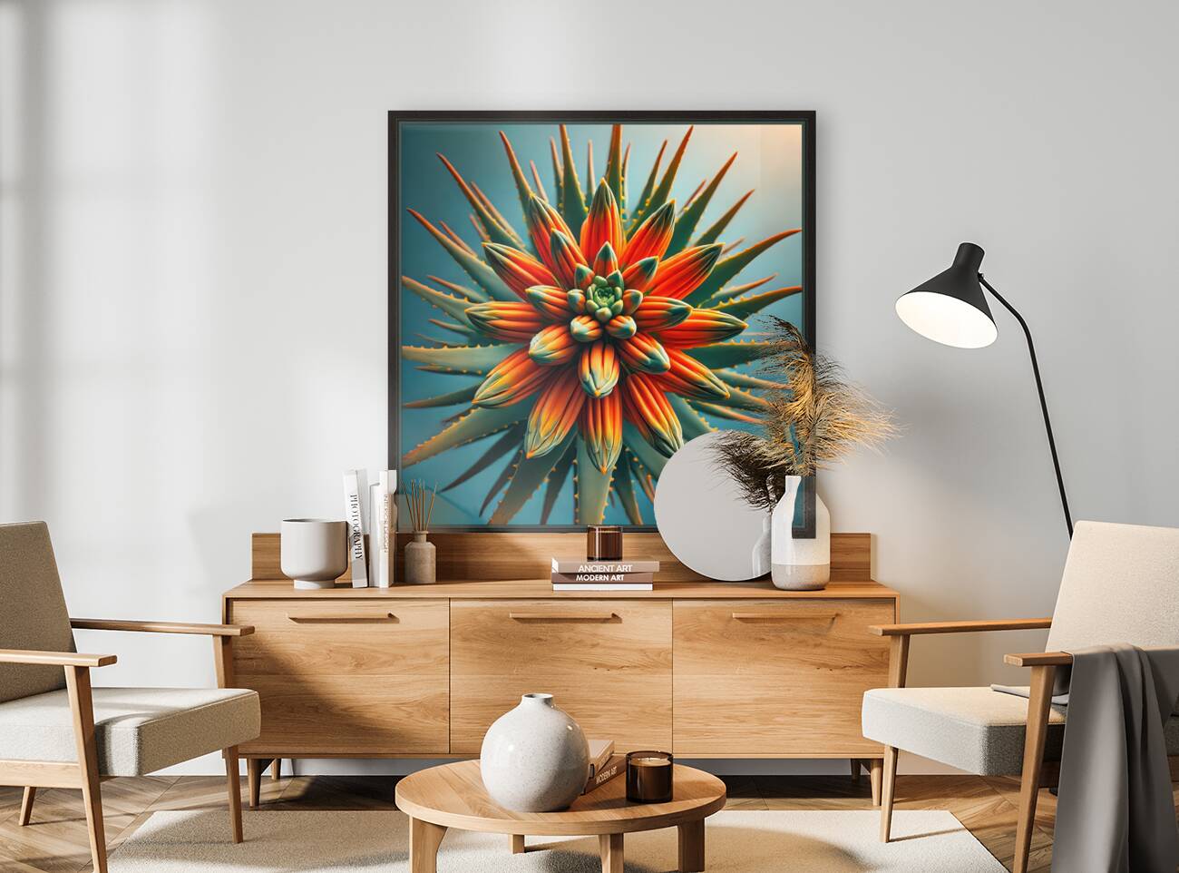 wall art by ai artist debra amerson deeper green  1718631679.8106 Reproduction