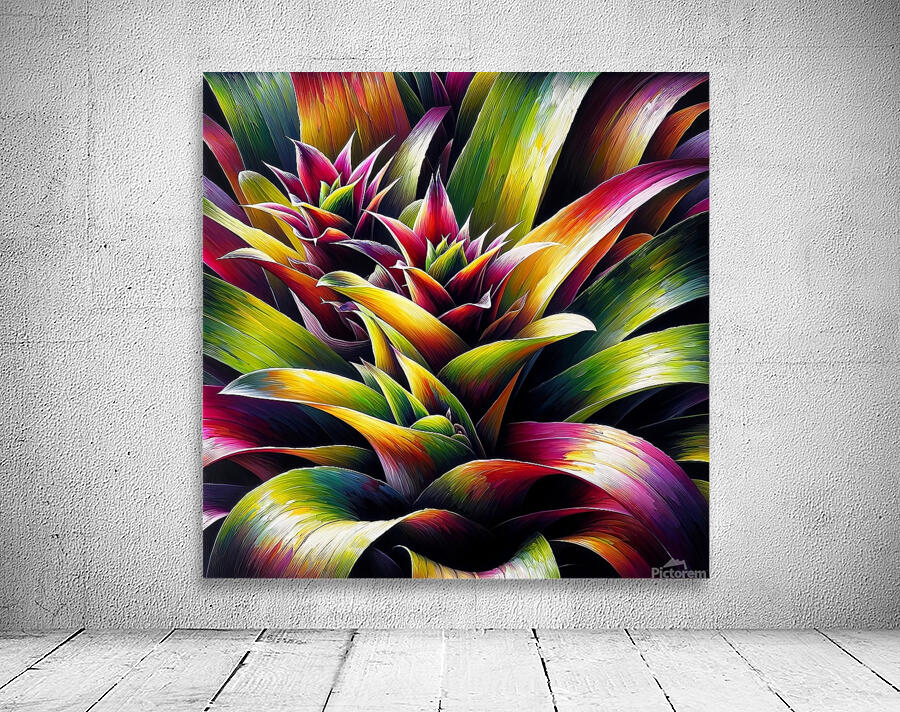ai artist debra amerson plant artistry guzmania b Wall Preview