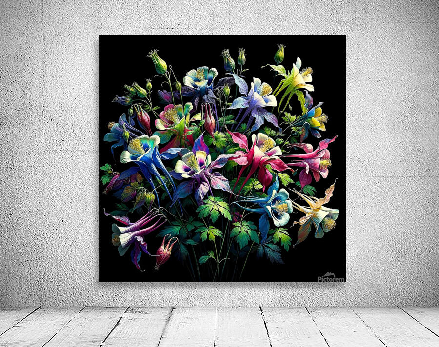 ai artist debra amerson plant artistry culombine Wall Preview