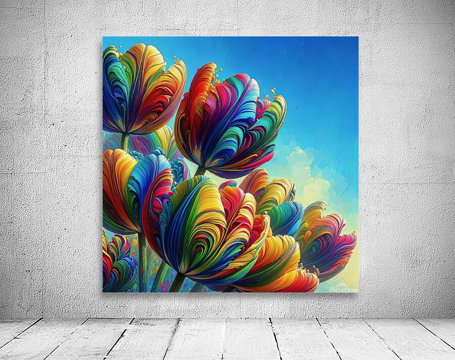 ai artist debra amerson plant artistry multi colo Wall Preview