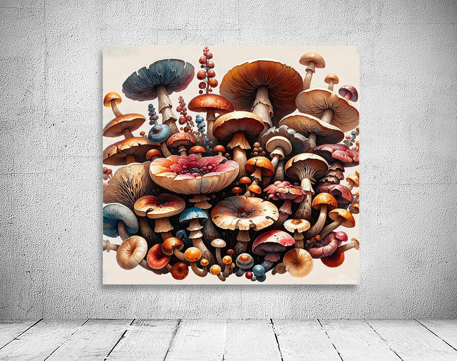 ai artist debra amerson plant artistry mixed mush Wall Preview