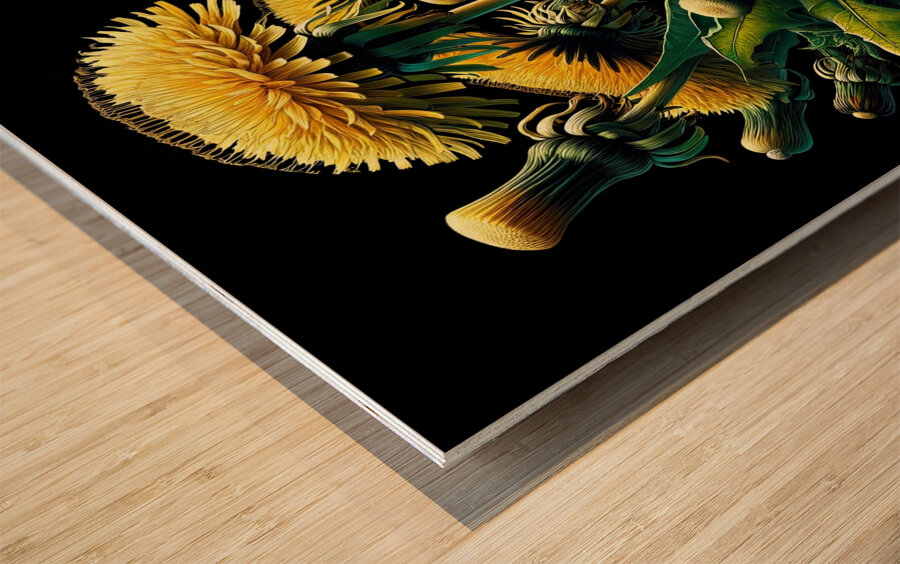 ai artist debra amerson plant artistry artistic d Wood print