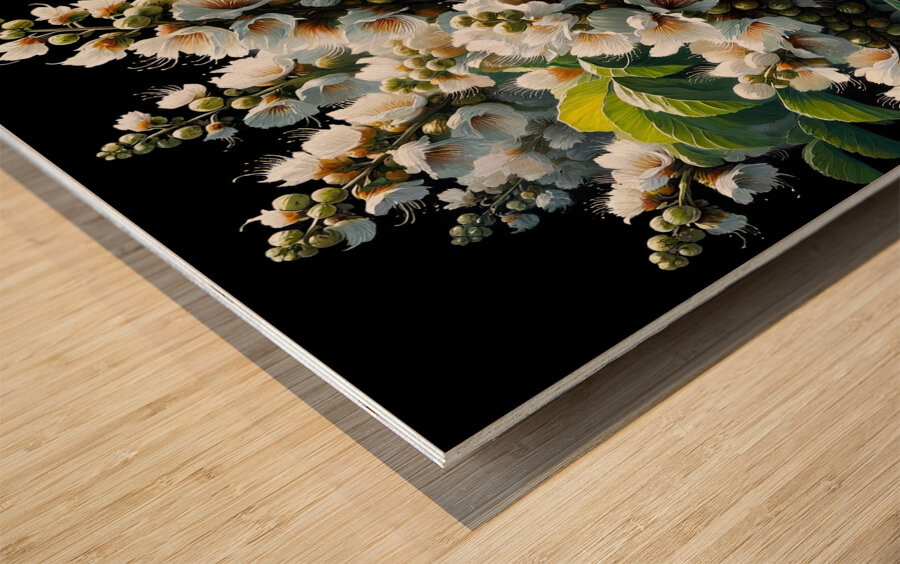 ai artist debra amerson plant artistry california Wood print