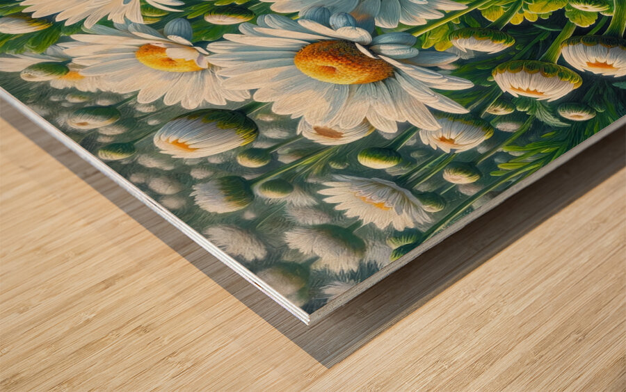 ai artist debra amerson plant artistry luther bur Wood print