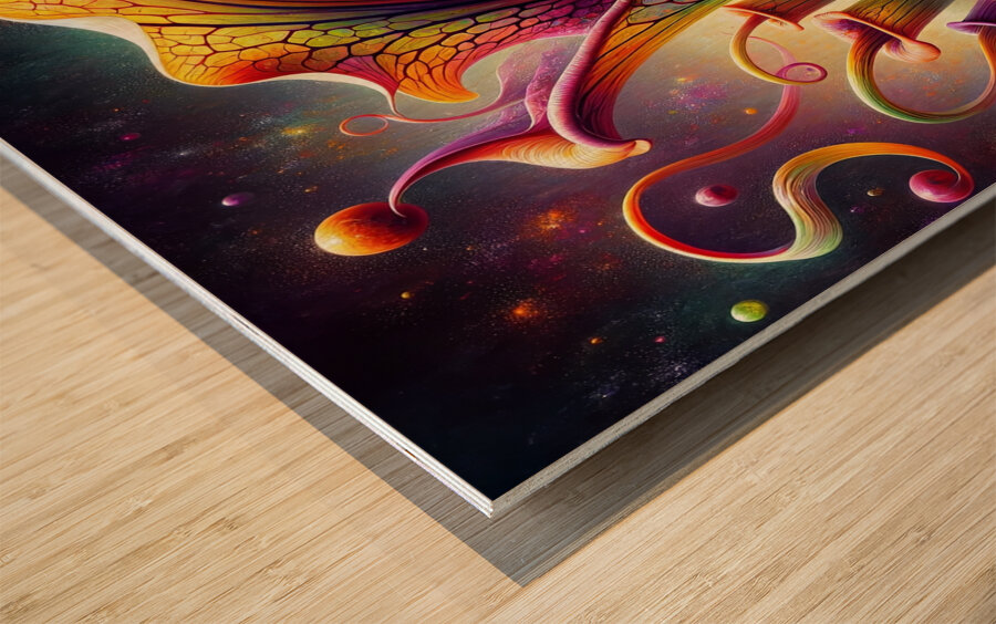 ai artist debra amerson plant artistry pitcher pl Wood print