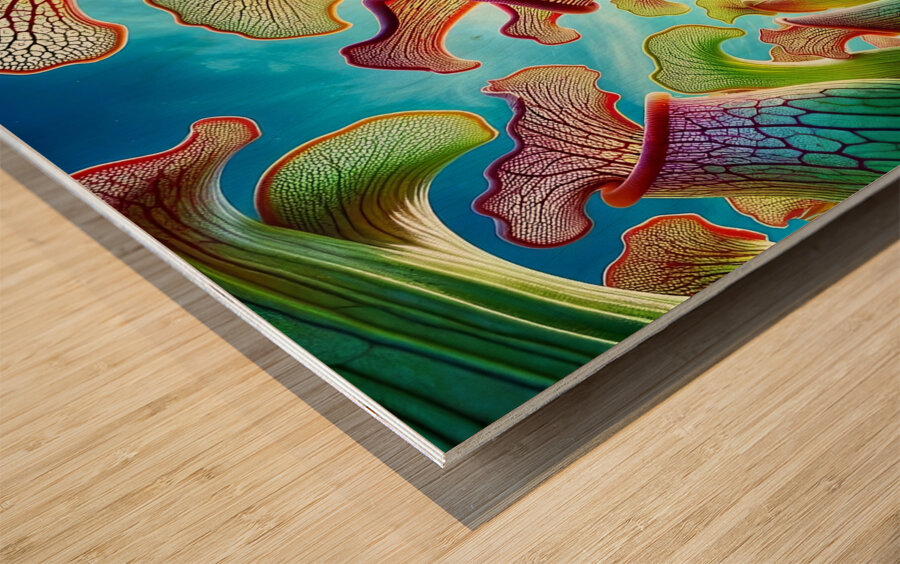 ai artist debra amerson plant artistry pitcher pl 1717678451.4822 Wood print