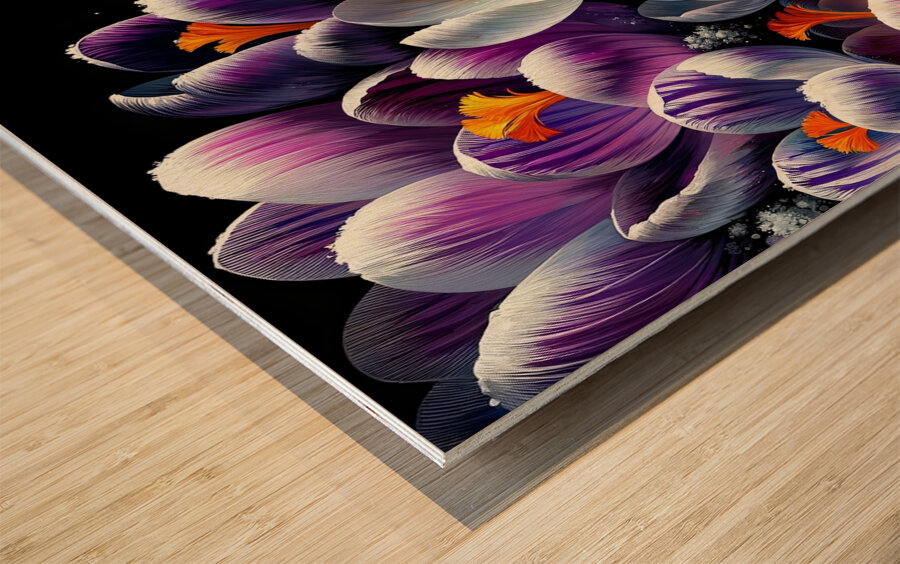 ai artist debra amerson plant artistry82d37c99 65 Wood print