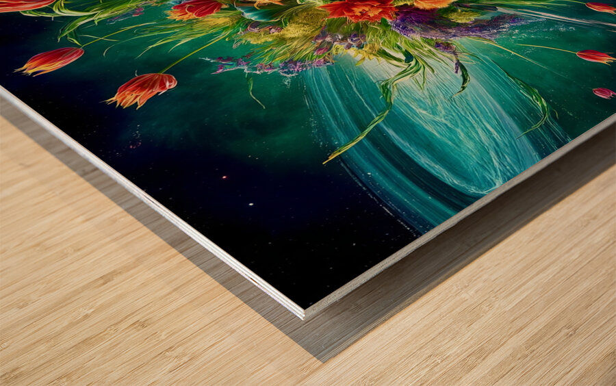 ai artist debra amerson plant artistry574f882e 97 Wood print