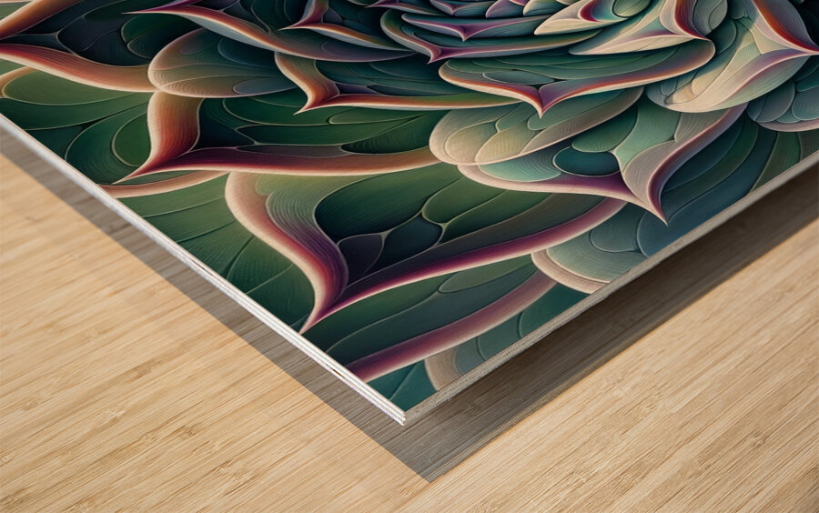 ai artist debra amerson plant artistry377dde05 65 Wood print