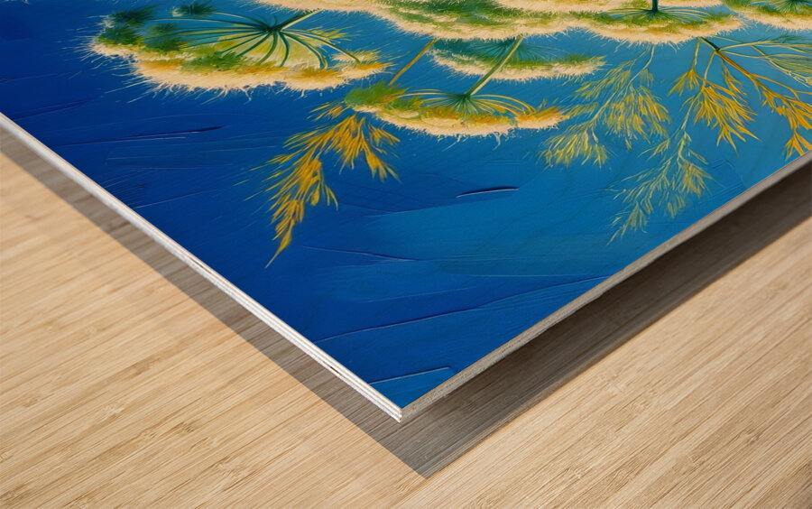 ai artist debra amerson plant artistry494fb7a9 a1 Wood print