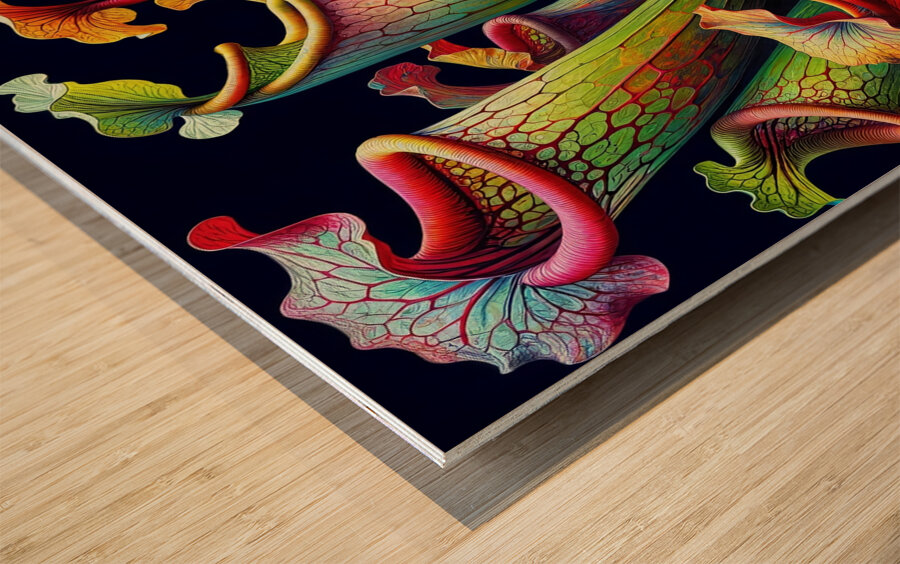 ai artist debra amerson plant artistry348cb0a4 9c Wood print