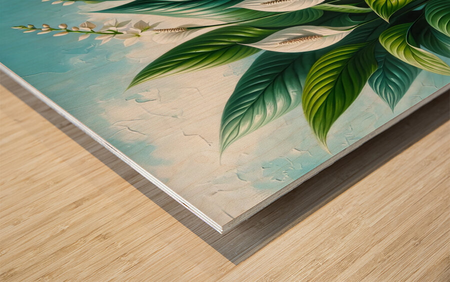 ai artist debra amerson plant artistry92d4b2a0 c9 Wood print