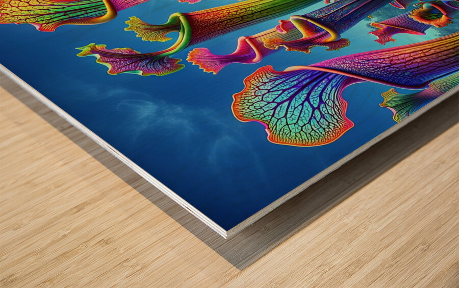 ai artist debra amerson plant artistry89a54ff9 fb Wood print