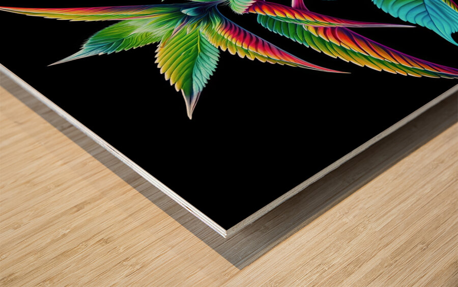 ai artist debra amerson plant artistry178b9e7c 78 Wood print