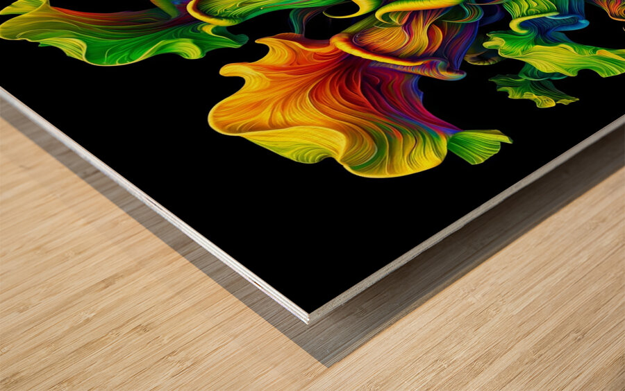 ai artist debra amerson plant artistry78f0b409 6d Wood print