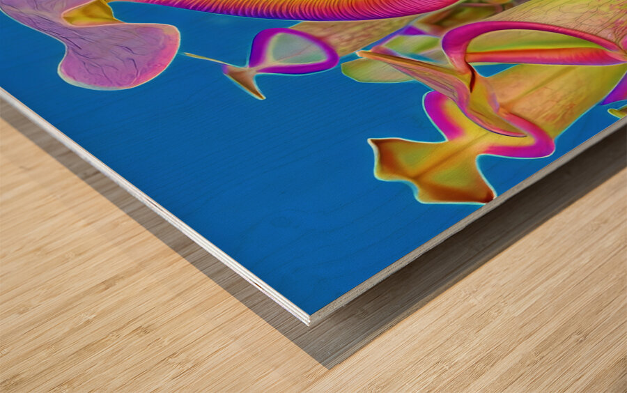 ai artist debra amerson plant artistry01041f68 96 Wood print