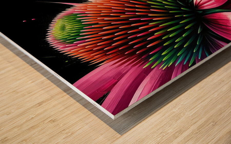 ai artist debra amerson plant artistry703c86a2 99 Wood print