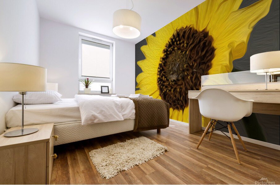 Sunflower Mural print