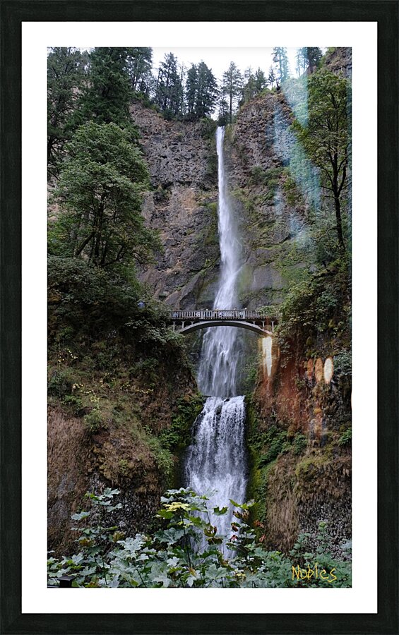 Oregon  Multnomah Falls Picture Frame print