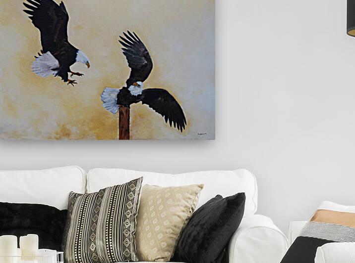Two Eagles Reproduction
