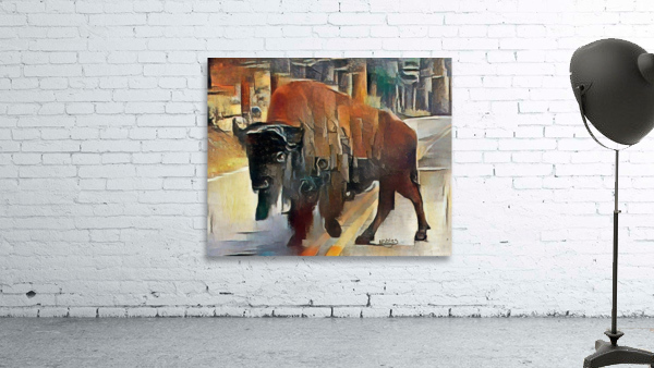 Yellowstone-Bison Wall Preview