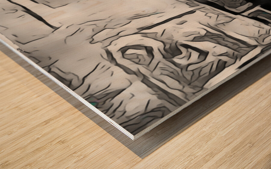 Sandhill crane - Yellowstone Wood print