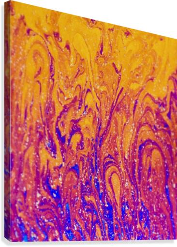 Bubbles Reimagined 50 Canvas Print