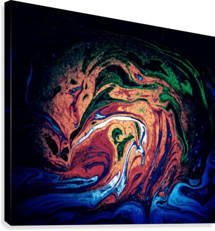 Bubbles Reimagined 57 Canvas Print