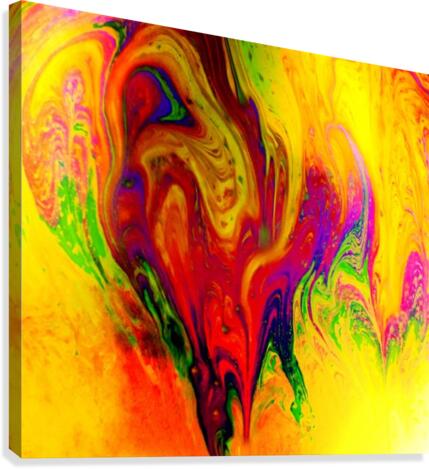 Bubbles Reimagined 53 Canvas Print