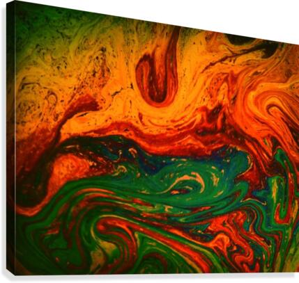 Bubbles Reimagined 52 Canvas Print