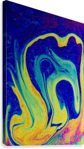 Bubbles Reimagined 40 Canvas Print