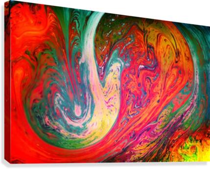 Bubbles Reimagined 34 Canvas Print