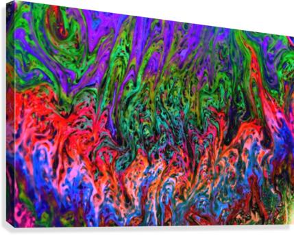 Bubbles Reimagined 31 Canvas Print