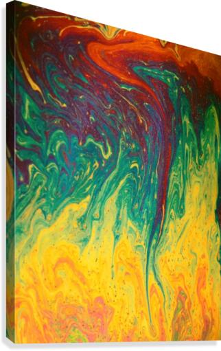 Bubbles Reimagined 22 Canvas Print