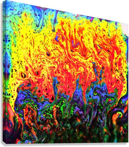 Bubbles Reimagined 12 Canvas Print