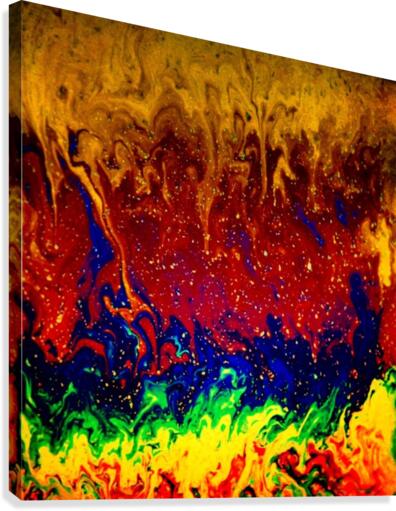 Bubbles Reimagined 6 Canvas Print
