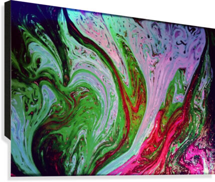 Bubbles Reimagined 80 Canvas Print