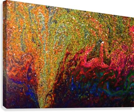 Bubbles Reimagined 77 Canvas Print