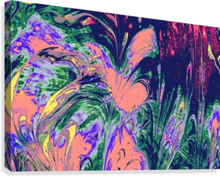 Bubbles Reimagined 75 Canvas Print