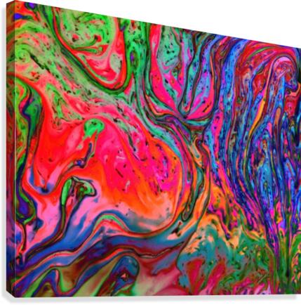 Bubbles Reimagined 72 Canvas Print